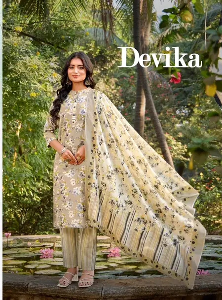 Devika By Sbs Cotton Daily Wear Bulk Kurti With Bottom Dupatta Orders In India